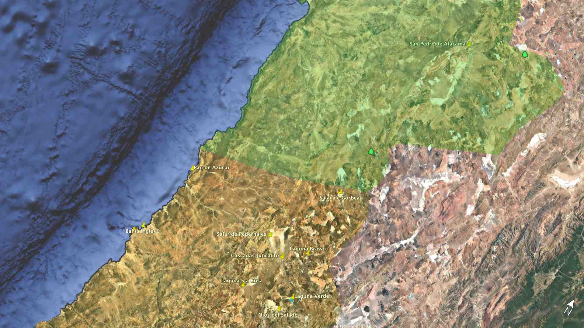 Mapa de Atacama Mobile